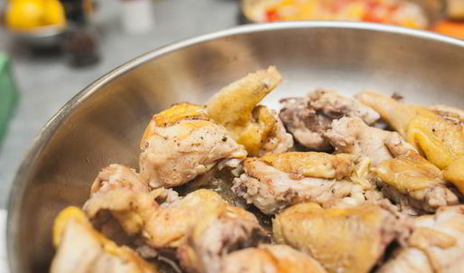 паэлья с морепродуктами и цыпленком