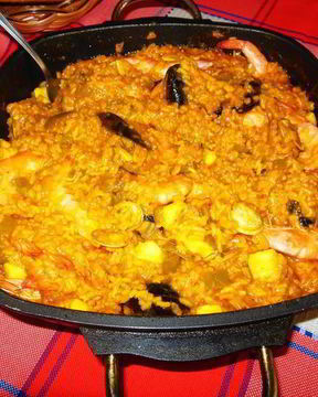 Паэлья с морепродуктами