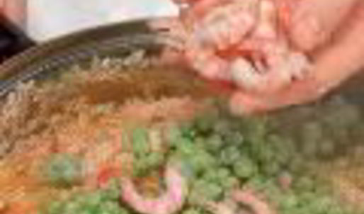 пилав с креветками