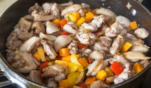 пилав с курицей и тыквой