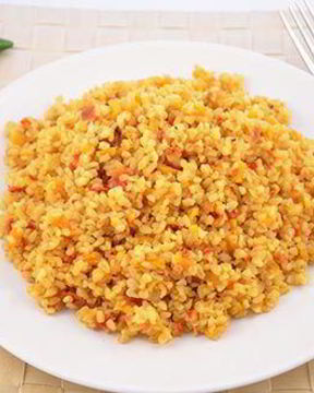 Плов из булгура с тыквой