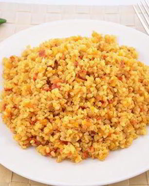 Плов из булгура с тыквой