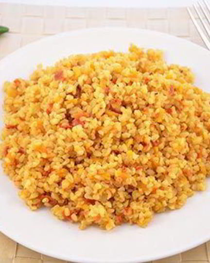 Рецепт плова из булгура с тыквой