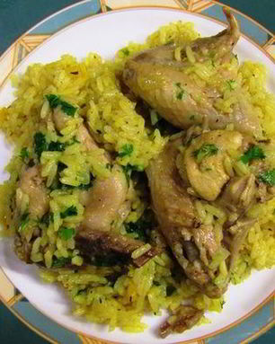 Плов из куриных крылышек