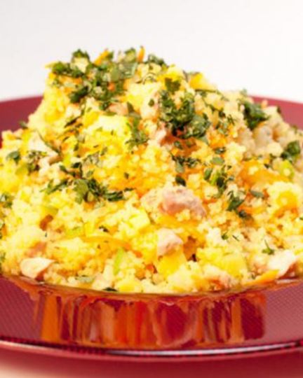 Рецепт плова из кускуса с кроликом