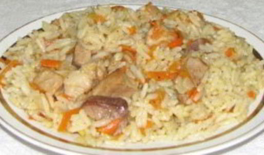 плов из свинины на сковороде