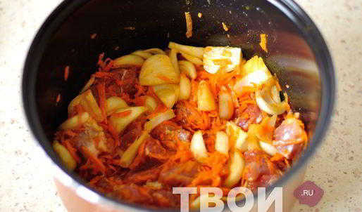 плов из свинины в мультиварке