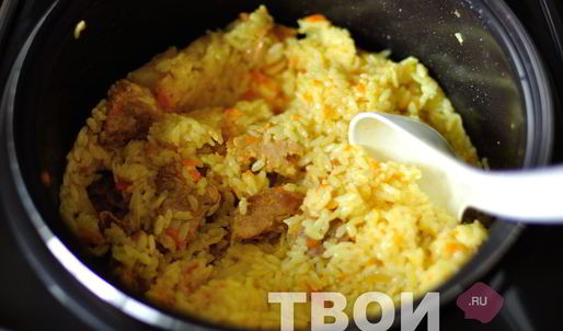 плов из свинины в мультиварке