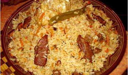 плов по фергански с бараниной