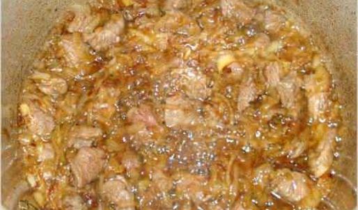 плов по фергански с бараниной