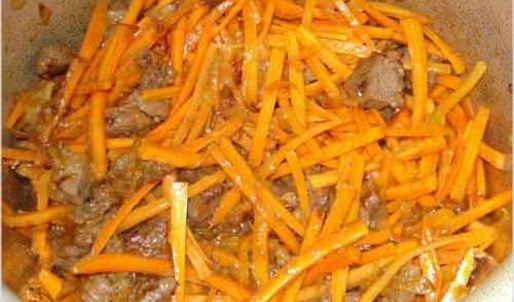 плов по фергански с бараниной