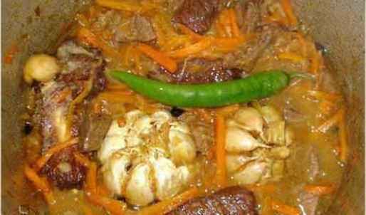 плов по фергански с бараниной