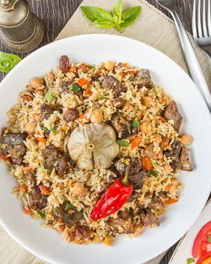 Плов с бараниной