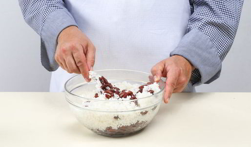 плов с фасолью и тыквой