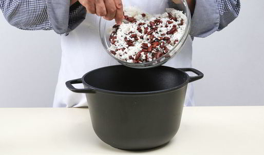 плов с фасолью и тыквой