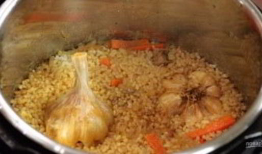 плов с говядиной