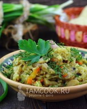 Плов с грибами в мультиварке