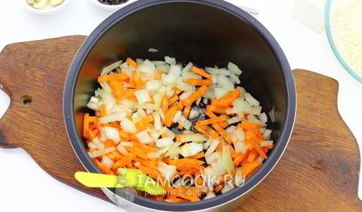 плов с грибами в мультиварке