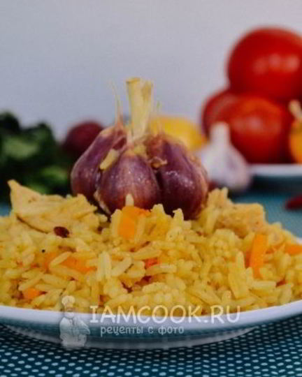 Рецепт плова с куриной грудкой