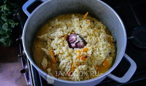 плов с куриной грудкой