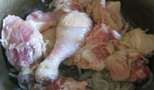 плов с курицей в утятнице