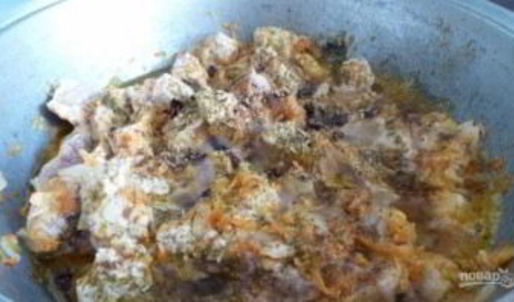 плов с тыквой и мясом