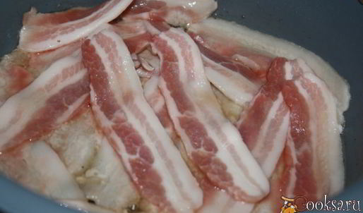 плов со свиным беконом