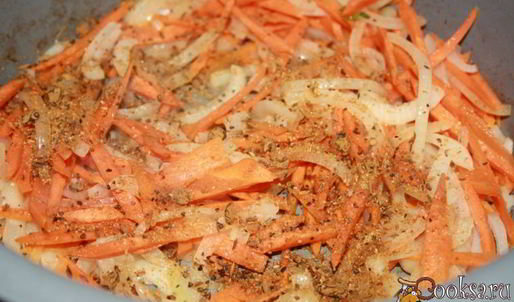 плов со свиным беконом