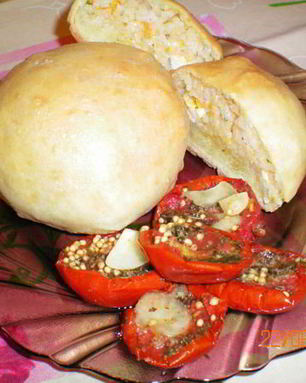 Плов в булочке