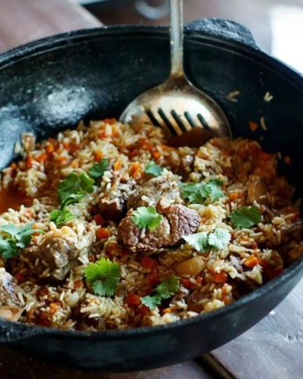 Рецепт плова в казане из говядины