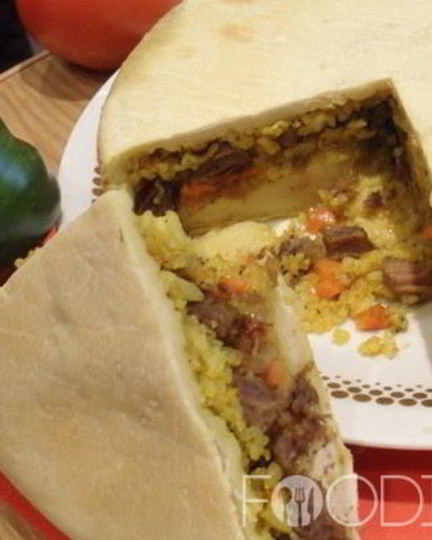 Рецепт плов в тесте