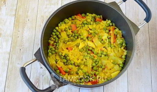 постный плов с овощами