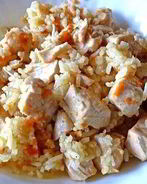 Простой плов с куриным филе