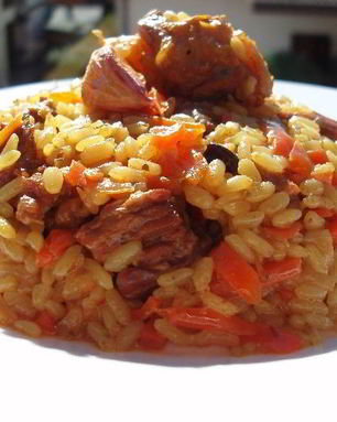 Узбекский плов с говядиной