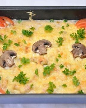 Фрикасе из кальмаров