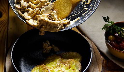 фрикасе из курицы с картофелем