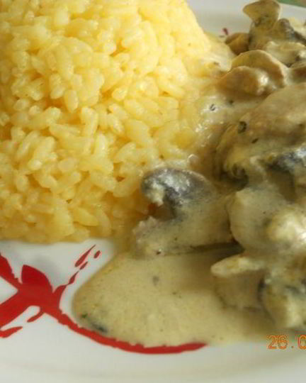 Рецепт фрикасе из курицы с рисом карри