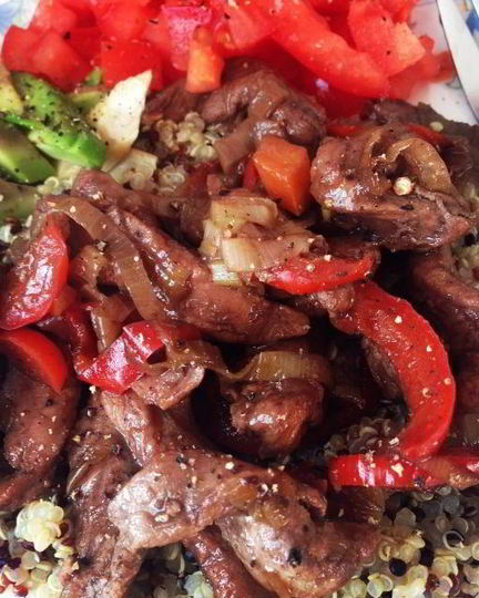 Рецепт фрикасе из утки с киноа