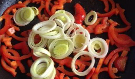 фрикасе из утки с киноа