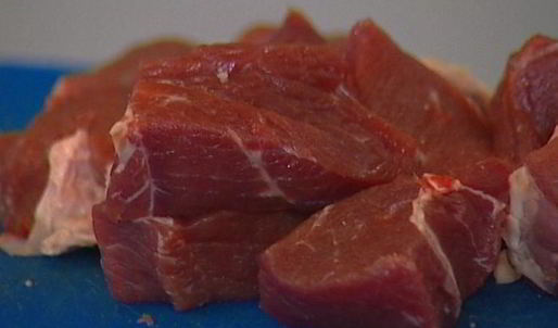 мясное рагу с чечевицей и шалотом