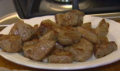 мясное рагу с чечевицей и шалотом