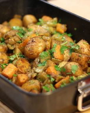 Овощное рагу — постное блюдо