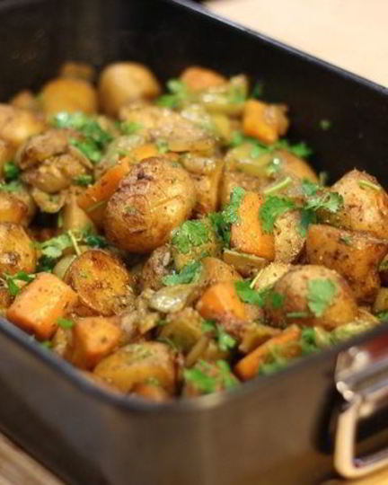 Рецепт овощного рагу — постного блюда