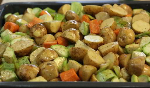 овощное рагу — постное блюдо