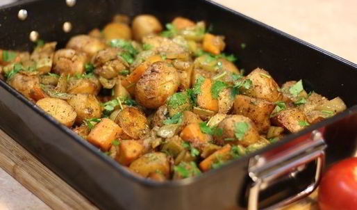 овощное рагу — постное блюдо