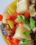 Овощное рагу с баклажанами и картофелем