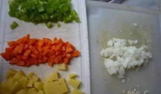 овощное рагу с фаршем