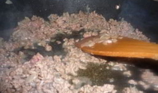 овощное рагу с фаршем