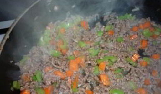 овощное рагу с фаршем