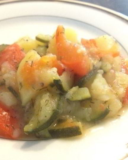 Рецепт овощного рагу с картофелем